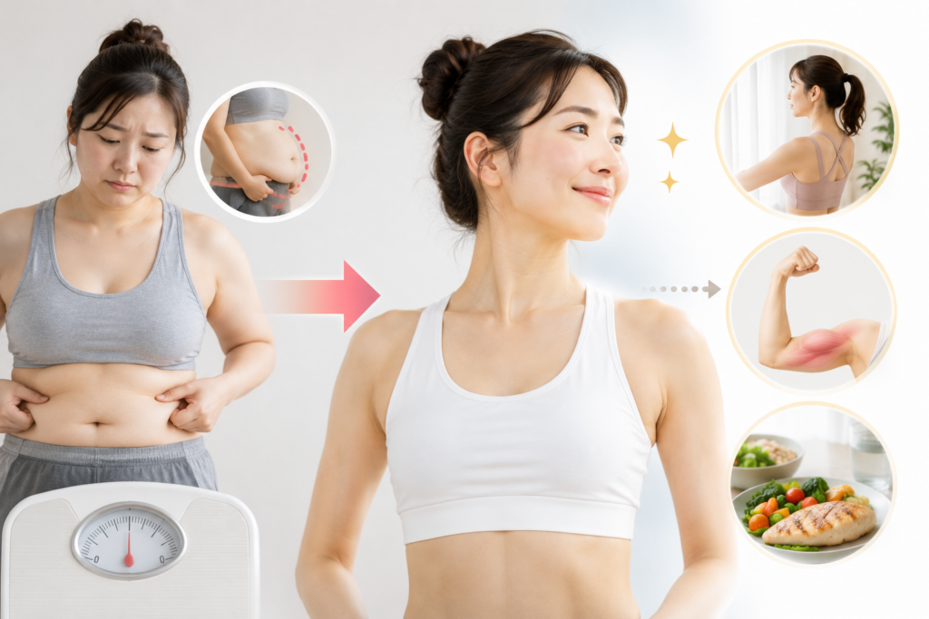体重より見た目が変わる理由