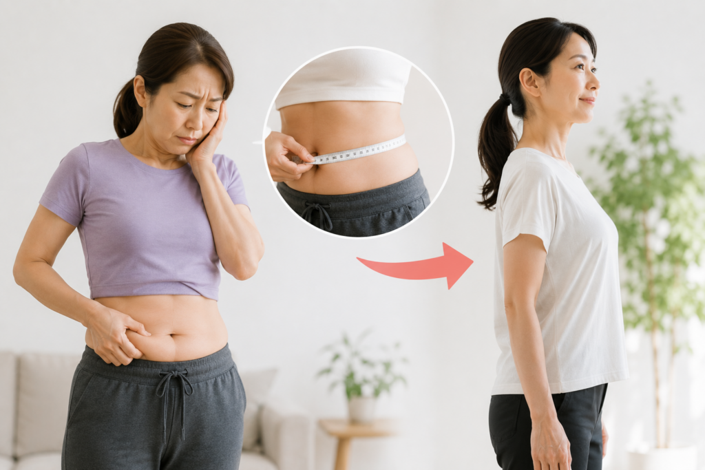 40代女性は体重より「ウエスト」が変わりにくい？体型変化の原因を解説