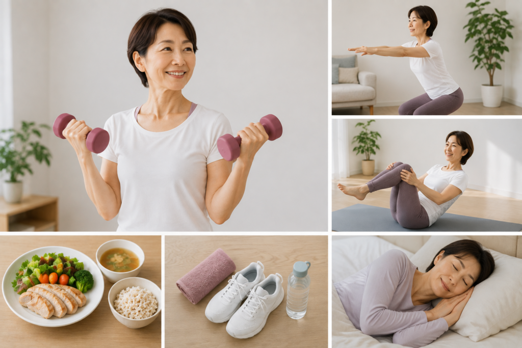 50代から筋力をつけるには？女性が今から始めたい運動習慣