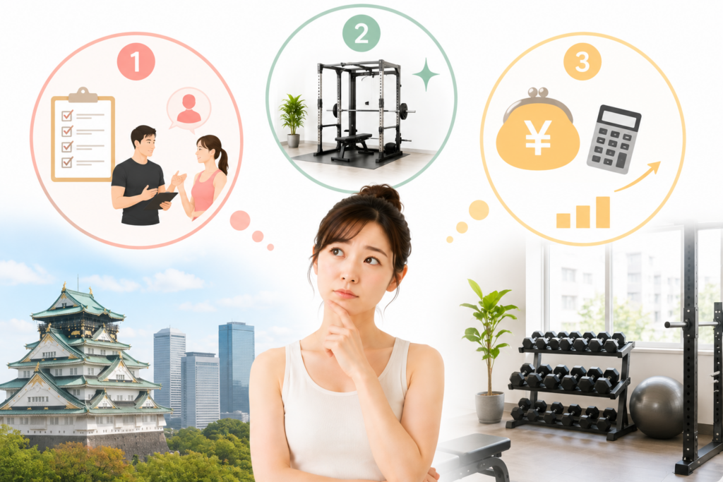 堺市でパーソナルジムを選ぶなら？初心者が失敗しない3つのポイント