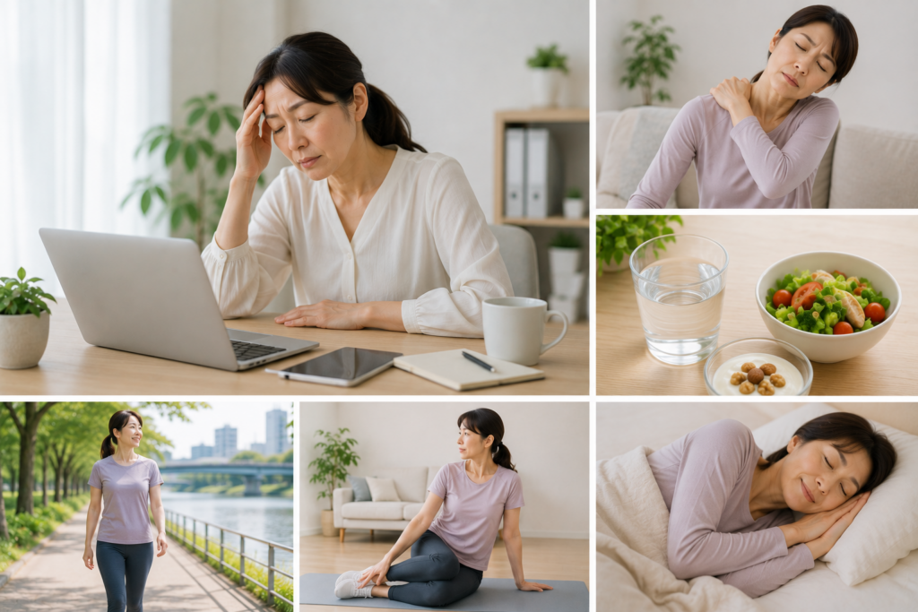夕方になると体が重い40代女性へ｜運動不足だけではない原因とは？